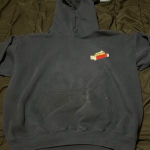 Blue “big heart 5k” hoodie (large)